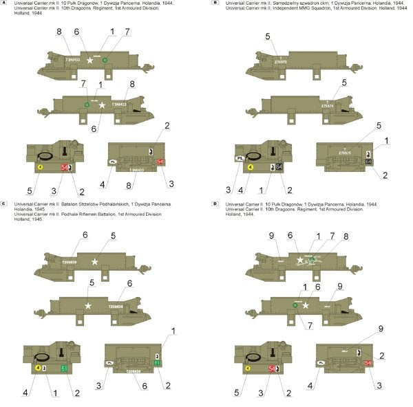 ToRo Modèle 35D27 - Universal Carrier Mk.II en service polonais vol.1 1/35 – image 2