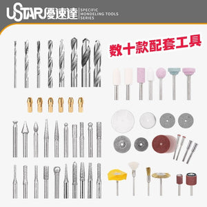 U-Star UA-91635 Mini Charging Type Grinding Machine Set - szlifierka ręczna – immagine 3