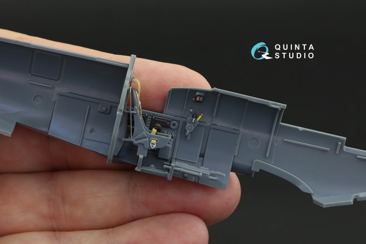 Quinta Studio QD48121 Spitfire Mk.XVI 3D-Printed &amp;amp; coloured Interior on decal paper (Eduard) 1/48 – zdjęcie 11
