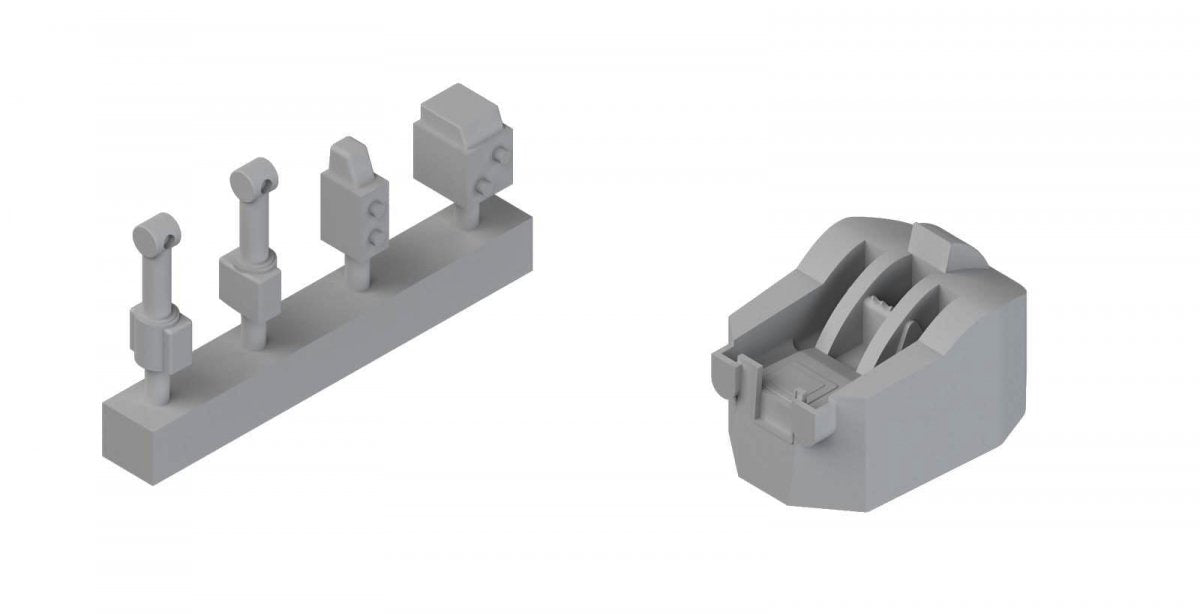 MK1 Design MS-20016 HMS HOOD MAST&amp;amp;RADAR SET 1/200 – image 3