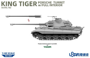 Suyata NO-008 King Tiger Porsche Turret With Full Interior 1/48 – Bild 4