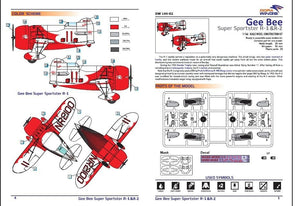 Dora Wings 14402 GeeBee Supersporster R1&amp;amp;R2 1/144 – Bild 4