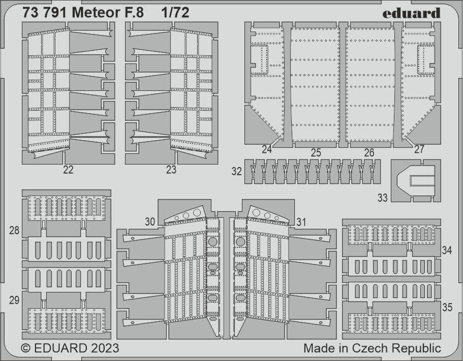 Eduard 73791 Meteor F.8 AIRFIX 1/72 – Bild 2