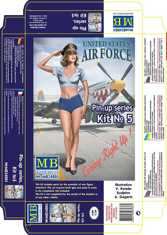 Master Box 24005 Pin-up series Kit No. 5 Patty 1/24 – immagine 4