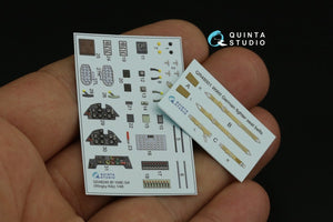 Quinta Studio QD48240 Bf 109E-3/4 3D-Printed &amp;amp; coloured Interior on decal paper ( Wingsy kits) 1/48 – Bild 11