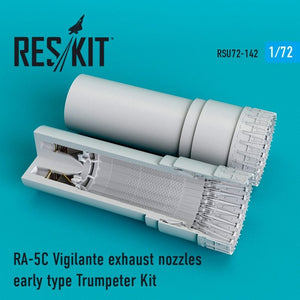 RESKIT RSU72-0142 RA-5C Vigilante, tuyères d&amp;#39;échappement type ancien pour Trumpeter 1/72