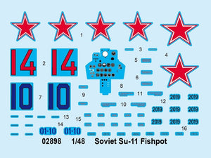 Trumpeter 02898 Soviet Su-11 Fishpot – Bild 4