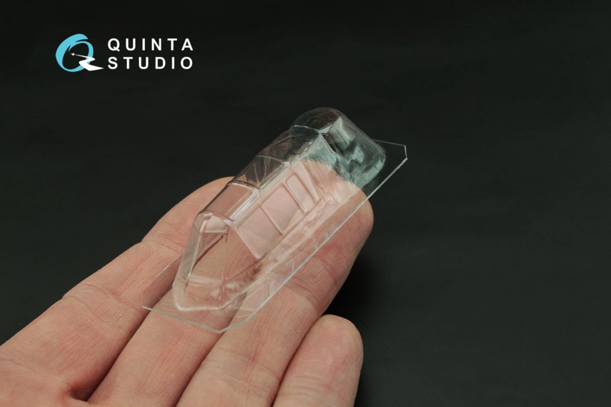 Quinta Studio QC48011 Pe-2 vacuformed clear canopy (for Zvezda kit) 1/48 – imagen 4
