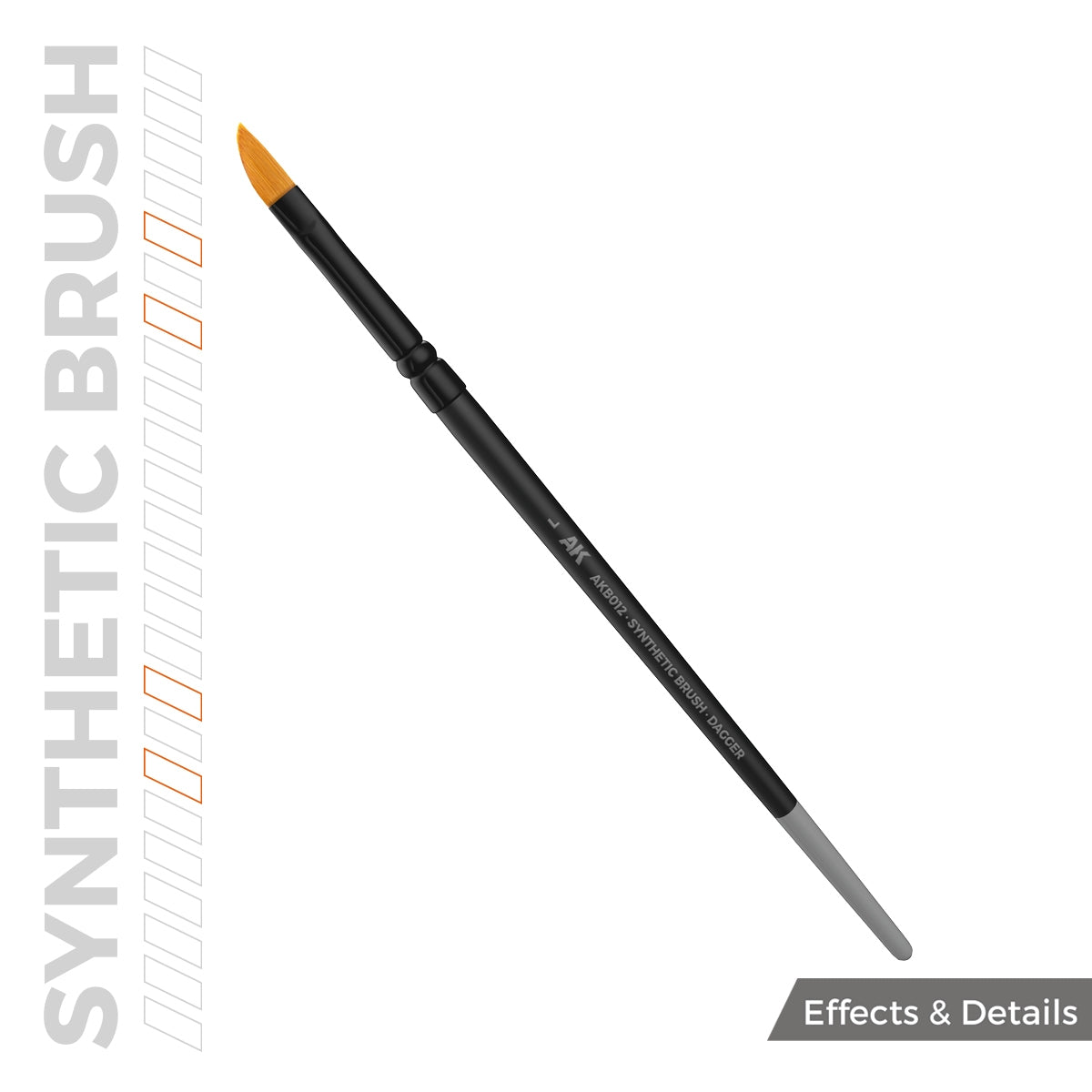 AK Interactive AKB012 AK SYNTHETIC BRUSH – DAGGER L – Bild 3