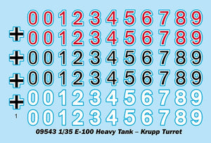 Trumpeter 09543 E-100 Heavy Tank Krupp Turret 1/35 – image 3