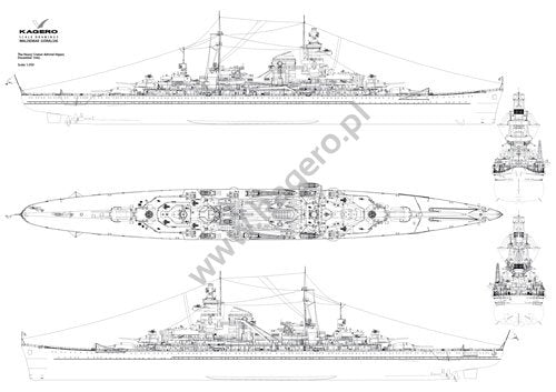 Kagero 16032 The German Cruiser Admiral Hipper EN – immagine 2