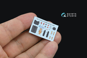 Quinta Studio QD+72116 Su-24M 3D-Printed coloured Interior on decal paper (Zvezda) (with 3D-printed resin part) 1/72 – immagine 6
