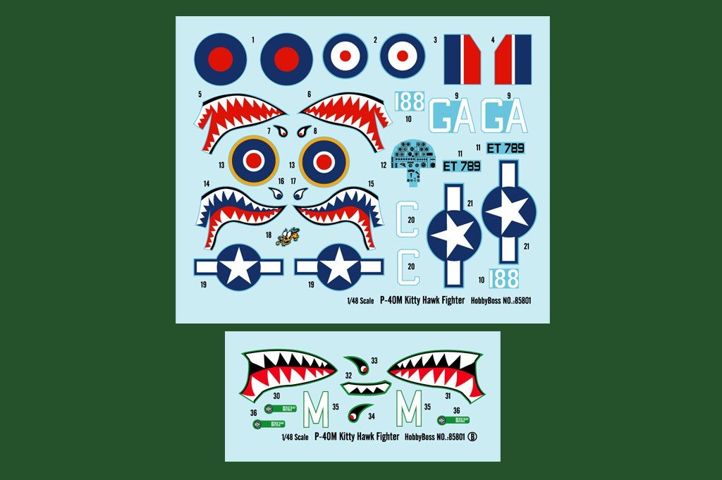 Hobby Boss 85801 P-40E Kittyhawk 1/48 – imagen 3
