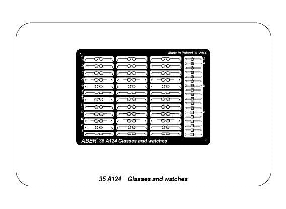 Aber 35A124 Glasses and watches 1/35 – zdjęcie 10