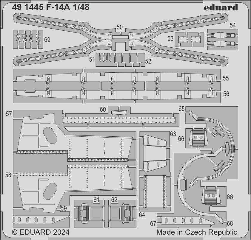 Eduard 491445 F-14A GREAT WALL HOBBY 1/48 – immagine 2