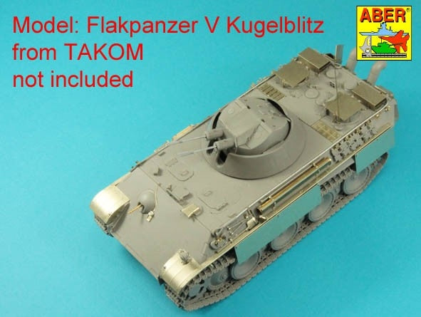 Aber 35L-342 Two German 3cm Flak 103 barrels for &amp;quot;Kugelblitz&amp;quot; tanks / Zestaw dwóch luf 3cm Flak 103 do niemieckieckich przeciwlotniczych czołgów &amp;quot;Kugelblitz&amp;quot; 1/35 – zdjęcie 7