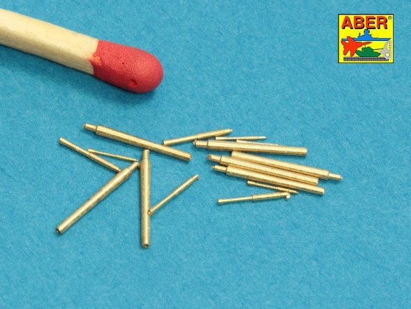 Aber 350L-75 Barrels set for Japnnese Light Cruiser like: Abukama; Isuzu; Kinu; Nagara; Natori; Yura -140mm x 7, 25mm x 4, 13mm x 4 1/350 – immagine 3