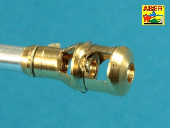 Aber 35L-046n German 75 mm Barrel for Kwk 40 L/48 with early model muzzle brake for Pz.Kpfw. IV Ausf.G late - Ausf.H 1/35 – Bild 3