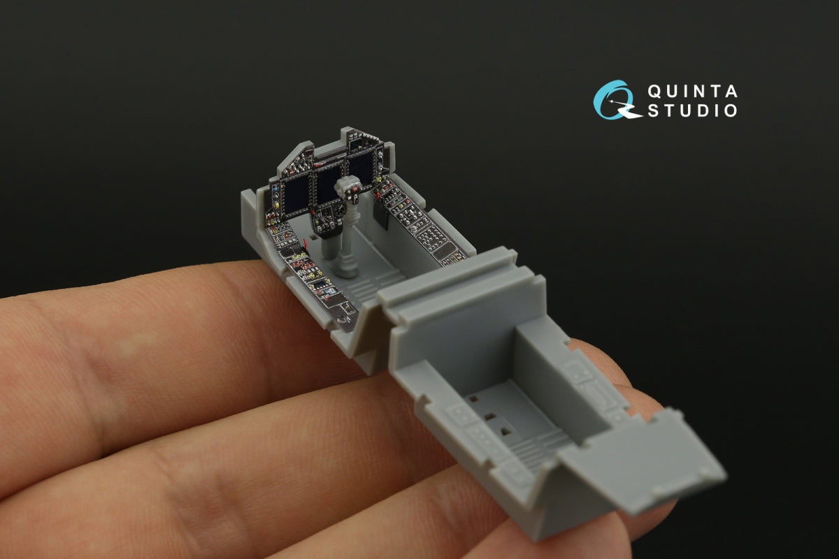 Quinta Studio QDS-48458 MiG-29K 3D-Printed coloured Interior on decal paper (HobbyBoss) (Small version) 1/48 – immagine 7