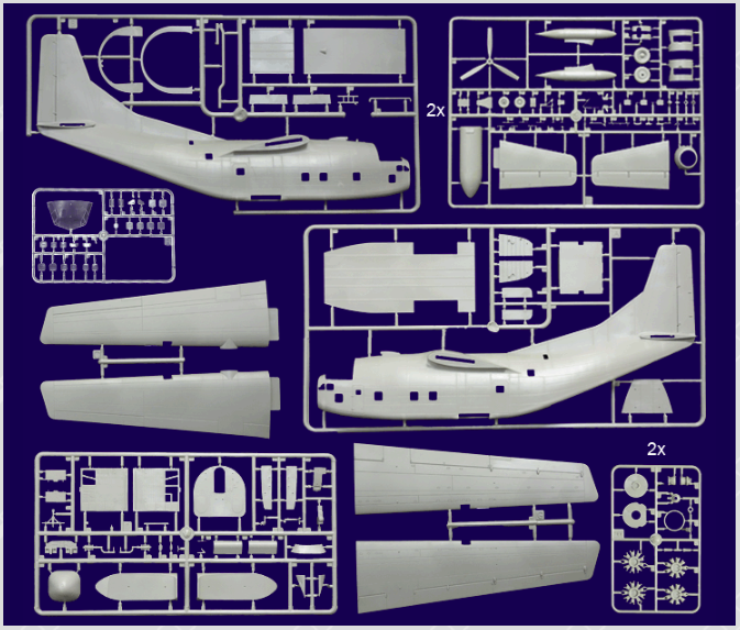 Roden 056 Fairchild C-123B Provider 1/72 – Bild 3