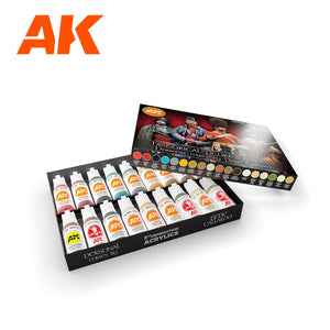 AK Interactive AK11762 SIGNATURE SET – HISTORICAL FIGURES S. XVI-XVIII BY PEPE GALLARDO PAINT SET 18x17 ml – Bild 2