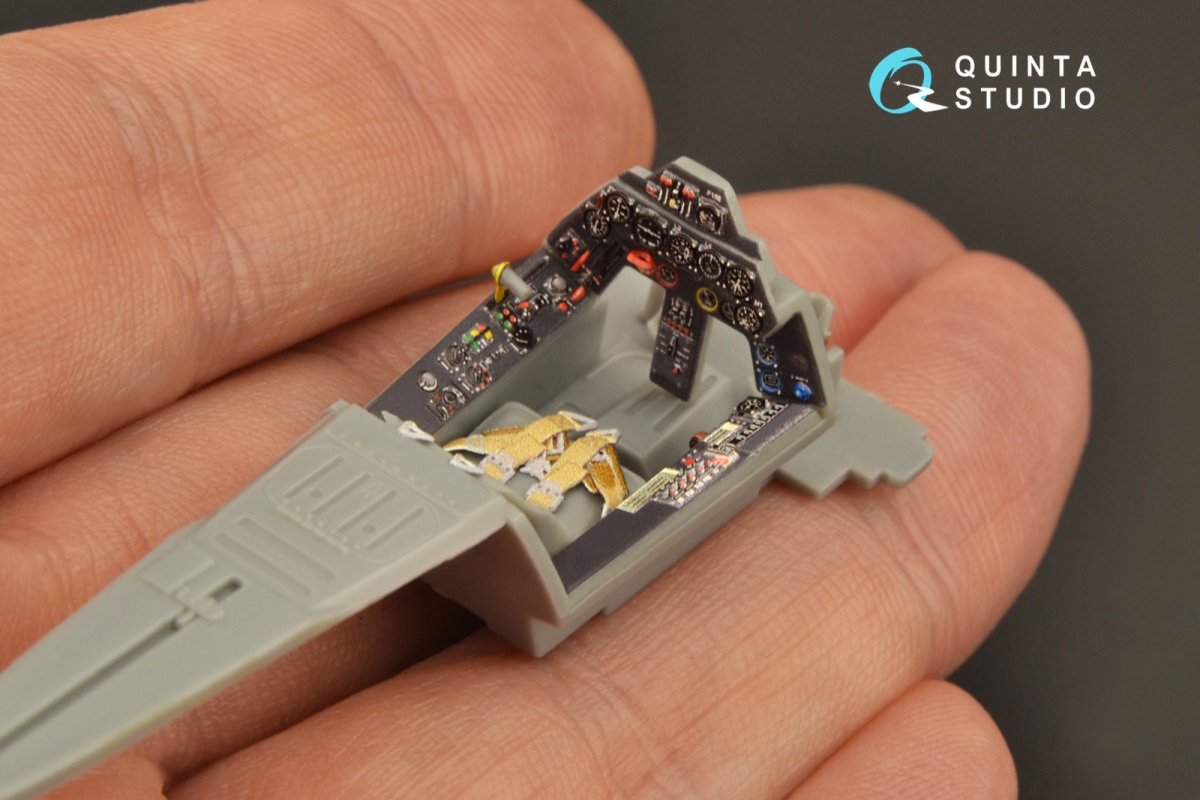 Quinta Studio QD48265 Fw 190A-8 3D-Printed &amp;amp; coloured Interior on decal paper ( Hasegawa ) 1/48 – Bild 4