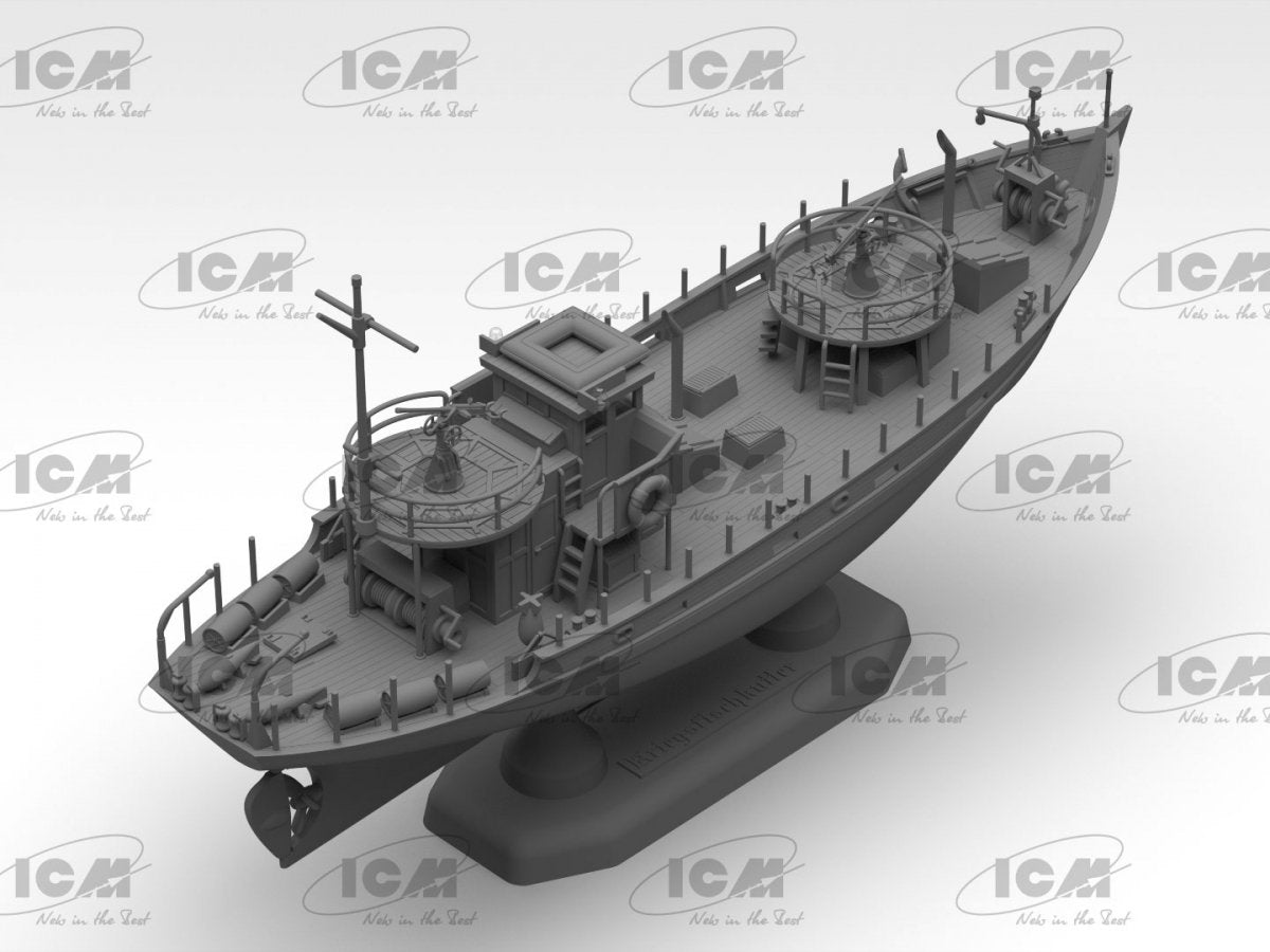 ICM S012 KFK Kriegsfischkutter WWII German multi-purpose boat 1/144 – Bild 5