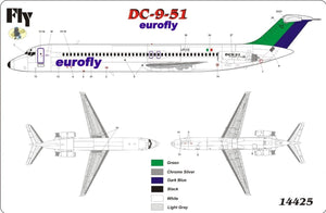 Fly 14425 DC 9-51 eurofly 1/144