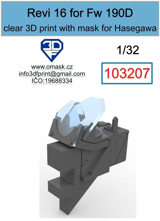 Omask 103207 Revi 16 for Fw 190D (Hasegawa) 1/32