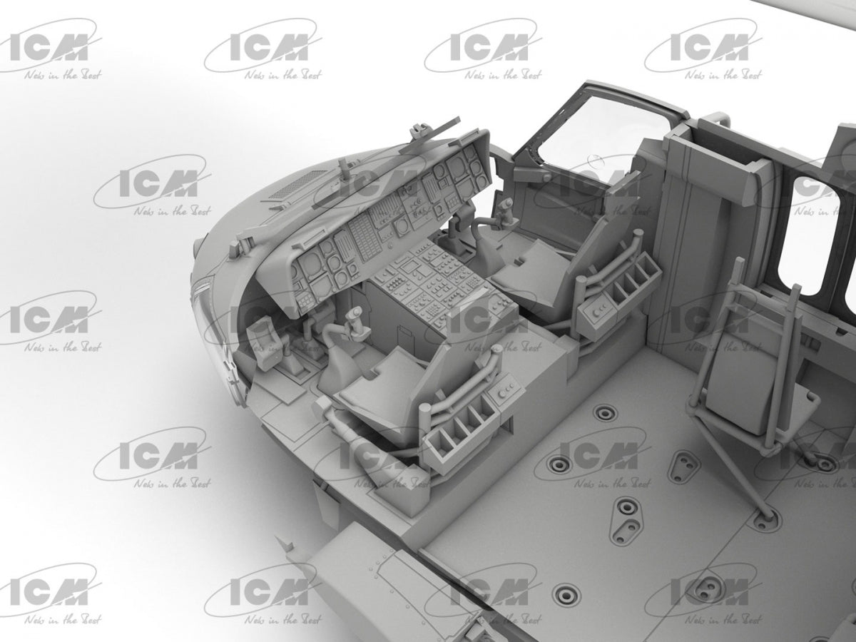 ICM 48361 UH-60A Black Hawk US Military Transport Helicopter 1/48 – immagine 10