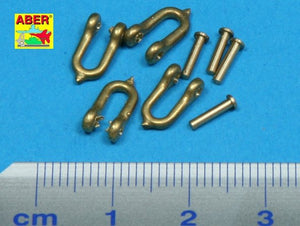 Aber R-11 Early model Shackle for Pz.Kpfw.VI Tiger Ausf.B x4pcs 1/35 – immagine 2