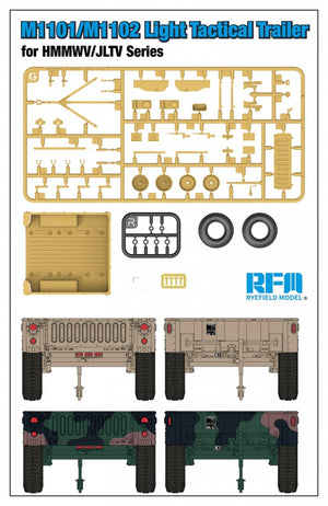 Rye Field Model 5117 M1101/M1102 Light Tactical Trailer for HMMWV/JLTV Series 1/35 – image 2