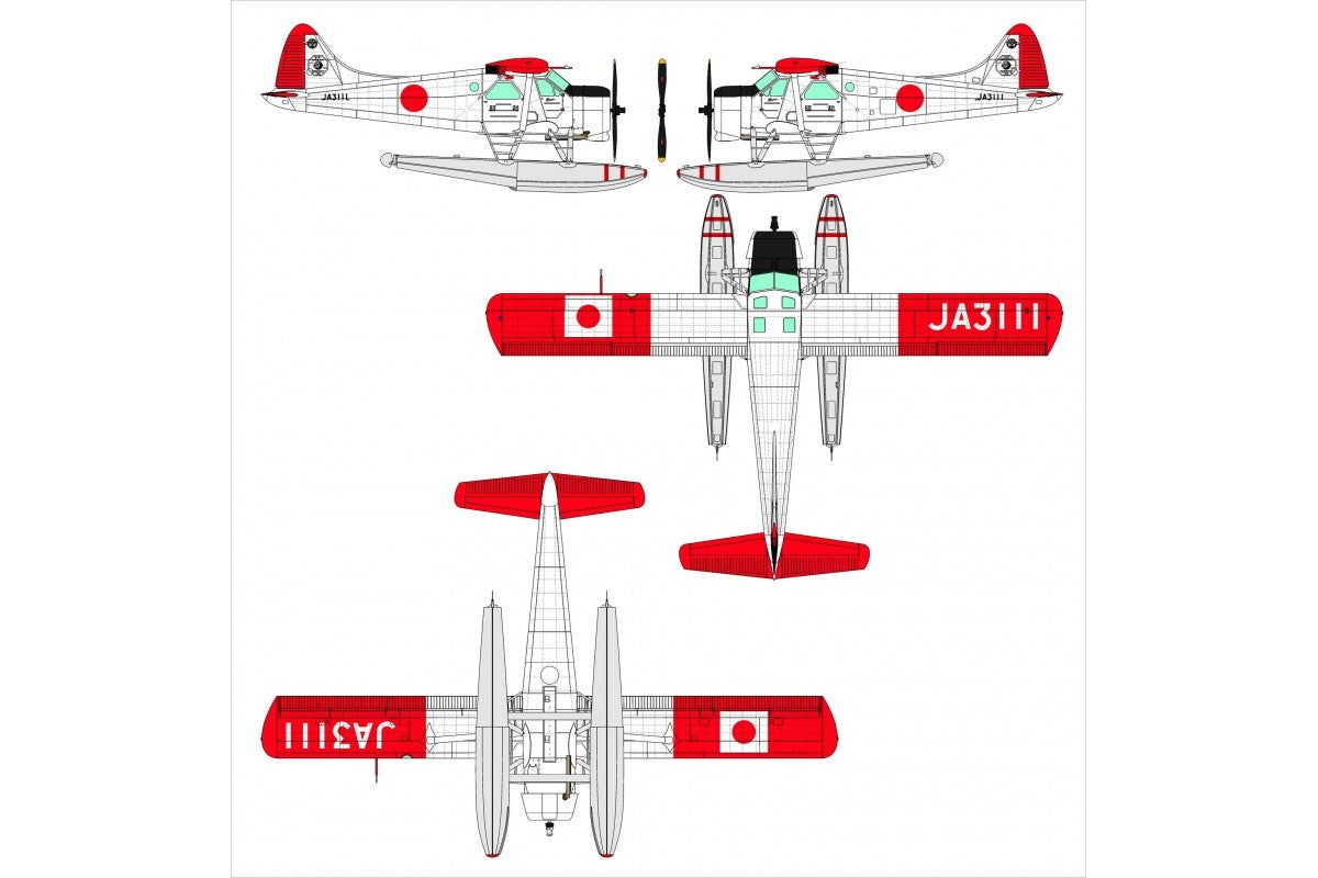 Dora Wings 48060 DHC-2 Beaver Floatplane 1/48 – immagine 4