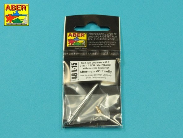 Canon Aber 48L-15 pour le char Sherman VC « Firefly » au 1/48 – image 2