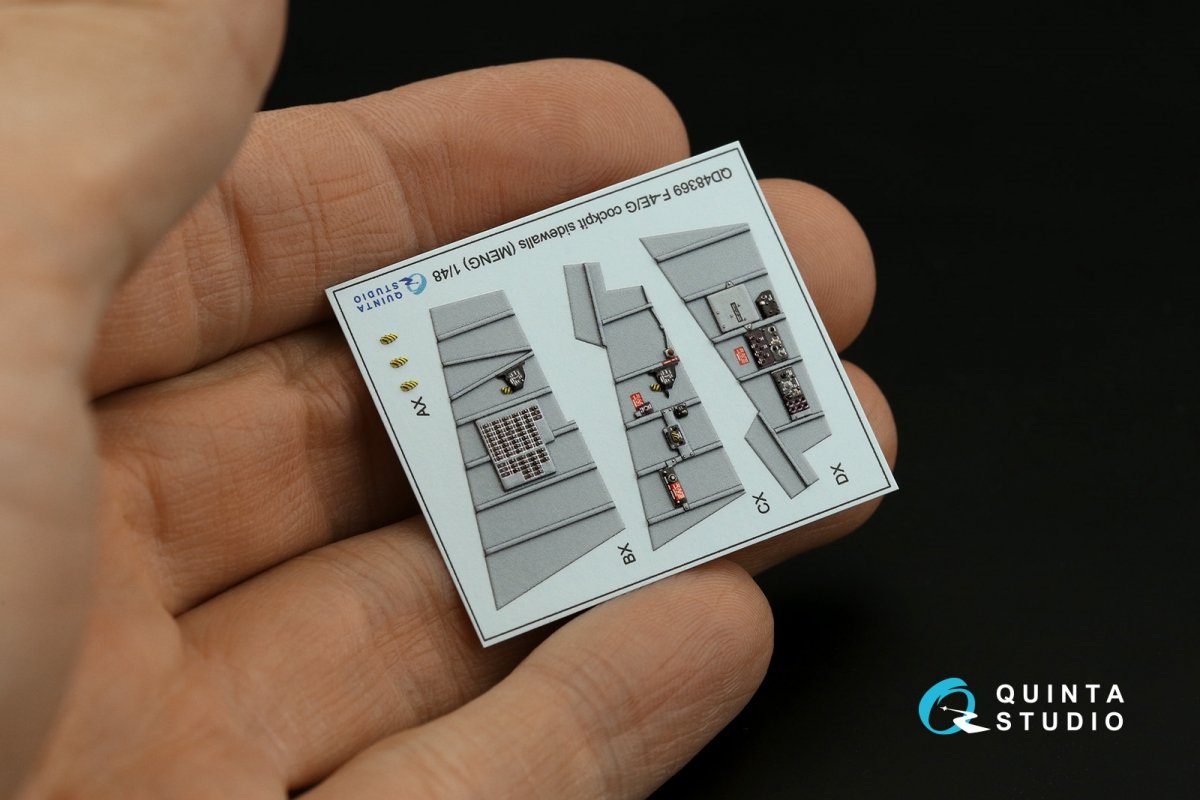 Quinta Studio QD48371 F-4E with DMAS 3D-Printed &amp;amp; colored Interior on decal paper (Meng) 1/48 – image 9