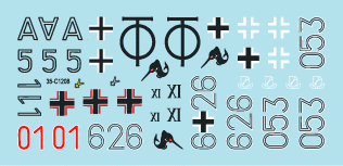 Star Decals 35-C1208 German tanks in Italy # 8 Mixed AFVs 1/35 – zdjęcie 2