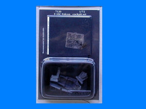 Ensemble cockpit Aires 7130 F-16C Fighting Falcon 1/72 HASEGAWA