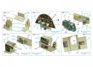 Quinta Studio QD48351 TBF-1C 3D-Printed &amp;amp; coloured Interior on decal paper (Hobby Boss) 1/48 – immagine 7