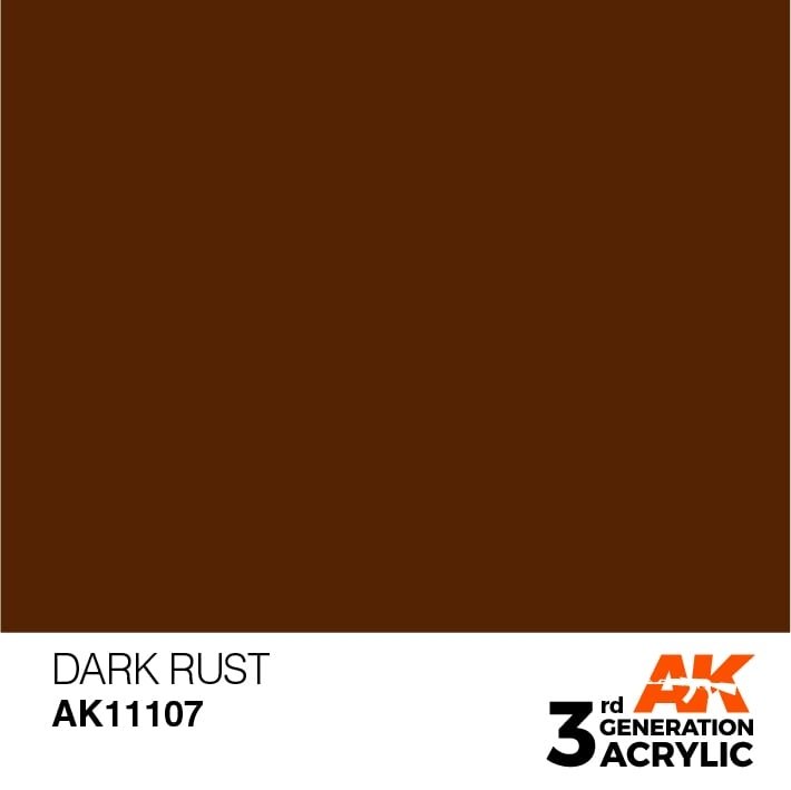 AK Interactive AK11107 DARK RUST – STANDARD 17 ml