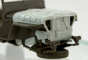 Panzer Art RE35-713 Willys “Jeep” winter canvas cover 1/35 – immagine 2