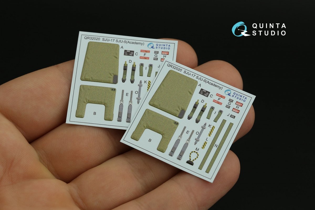 Quinta Studio QD32156 F/A-18D late 3D-Printed &amp;amp; coloured Interior on decal paper (Academy) 1/32 – zdjęcie 11