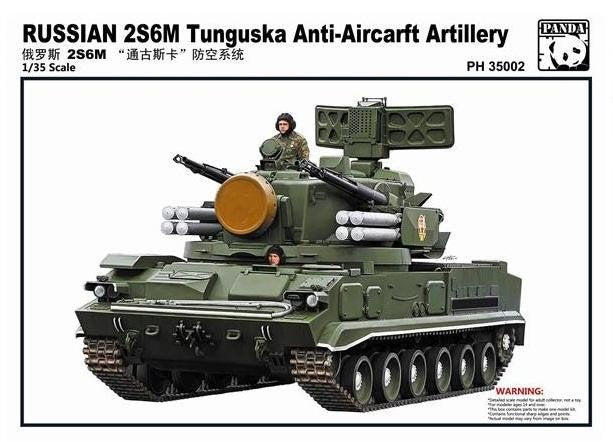 Panda Hobby 35002 2S6M Tunguska Anti-Aircraft Artillery 1/35