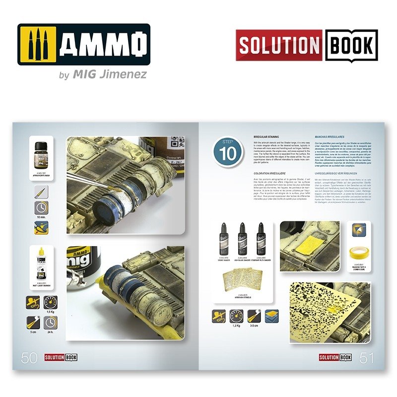 Ammo of Mig 6524 Solution Book. How to use shaders to create weathering effects &amp;amp; other techniques – immagine 5
