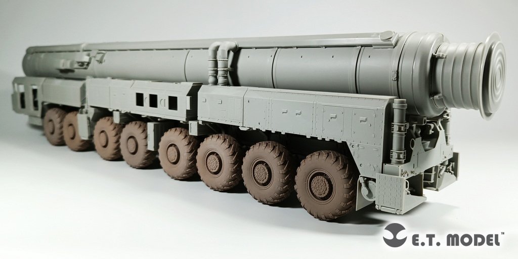 E.T. Model P35-114 15U175 TEL of RS-12M1 Topol-M ICBM complex Sagged wheels For TRUMPETER Kit 1/35 – Bild 4