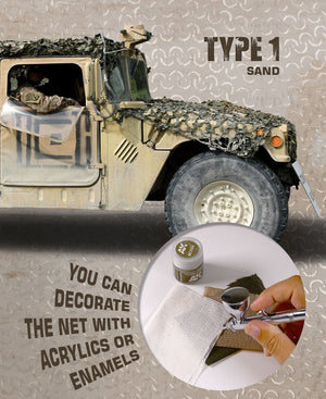 AK Interactive AK8060 CAMOUFLAGE NET SAND TYPE 1 – Bild 2
