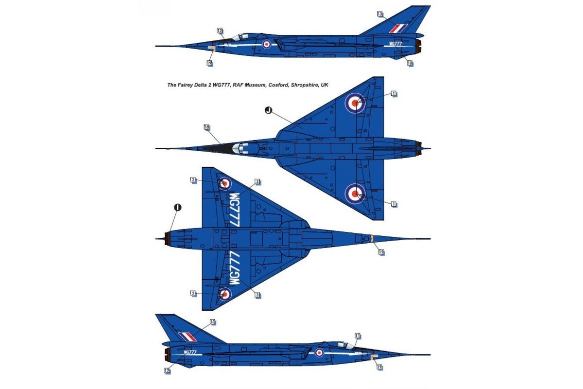 Dora Wings 72009 Fairey Delta 2 British supersonic research aircraft 1/72 – immagine 8