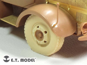 E.T. Model ER35-039 WWII German Heavy Halftrack L-4500 R MAULTIER Weighted Road Wheels For ZVEZDA 3603 1/35 – immagine 2