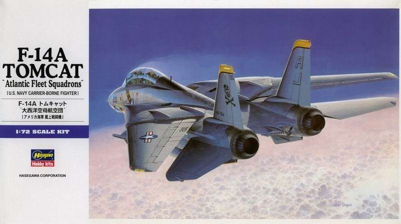 Hasegawa E14 F-14A Tomcat Atlantic FS 1/72