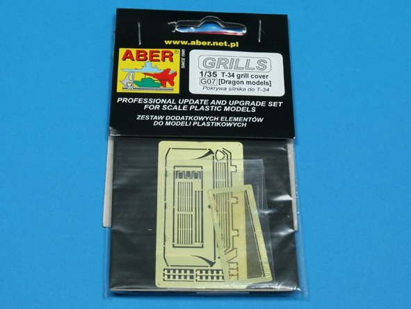 Aber 35G07 Grille covers for russian tank T-34 1/35 – immagine 4