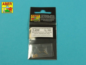Aber 200L-10 Zestaw 20 luf 20 mm L/65 C/38 do Niemieckich okrętów 1/200 – immagine 3